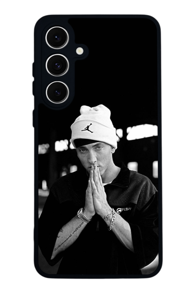 Samsung Galaxy S24 FE Uyumlu Eminem Tasarımlı Glossy Premium Kılıf