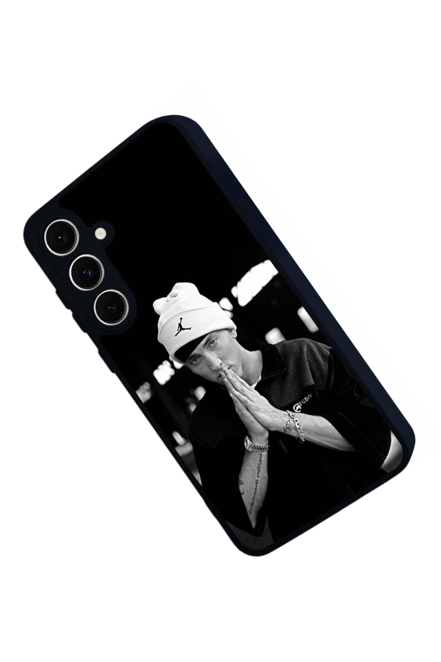 Samsung Galaxy S24 FE Uyumlu Eminem Tasarımlı Glossy Premium Kılıf