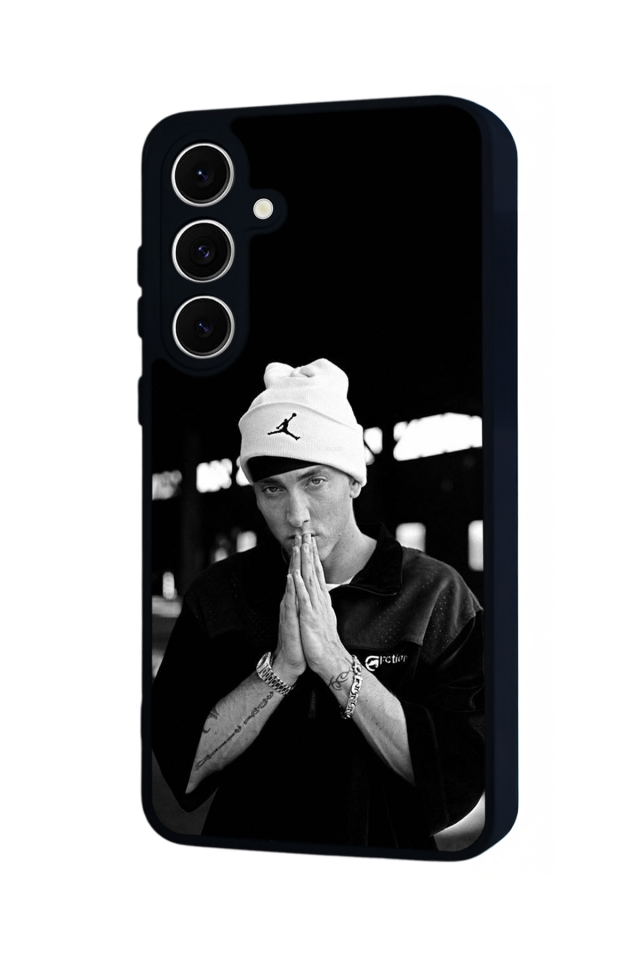 Samsung Galaxy S24 FE Uyumlu Eminem Tasarımlı Glossy Premium Kılıf