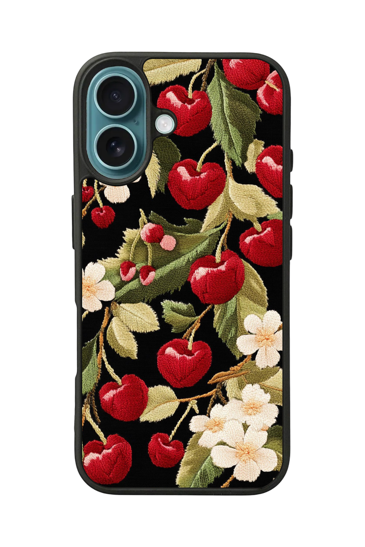 iPhone 16 Plus Uyumlu Floral Tasarımlı Glossy Premium Kılıf