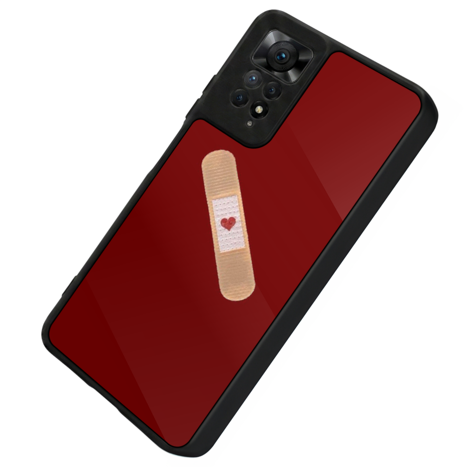Xiaomi Redmi Note 12 Pro Uyumlu Kalp Love Tasarımlı Glossy Premium Kılıf