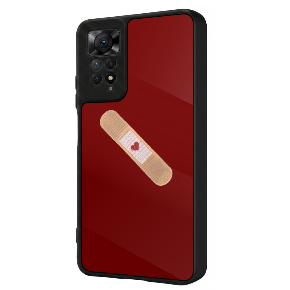 Xiaomi Redmi Note 12 Pro Uyumlu Kalp Love Tasarımlı Glossy Premium Kılıf