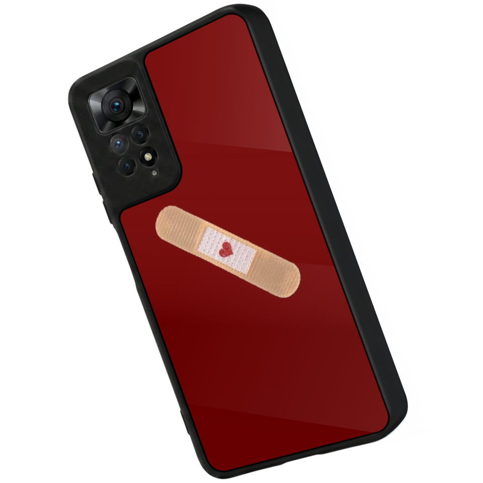 Xiaomi Redmi Note 12 Pro Uyumlu Kalp Love Tasarımlı Glossy Premium Kılıf