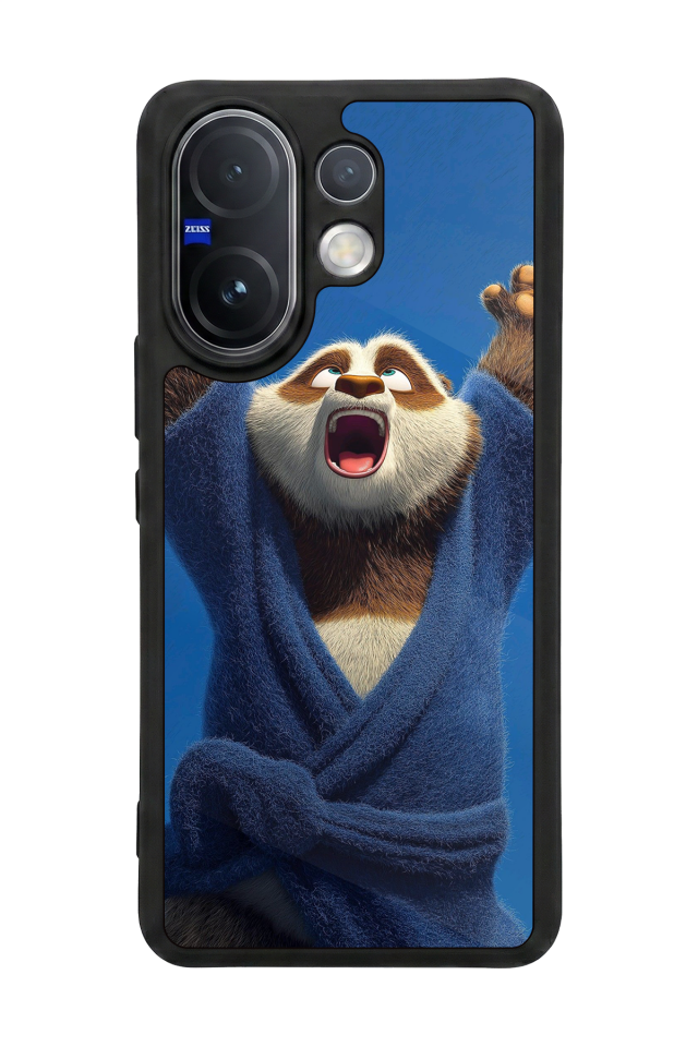 Vivo V60 Uyumlu Kung Fu Panda Tasarımlı Glossy Premium Kılıf