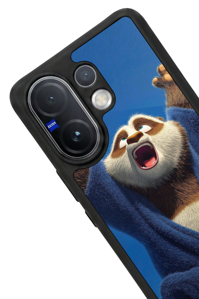 Vivo V60 Uyumlu Kung Fu Panda Tasarımlı Glossy Premium Kılıf
