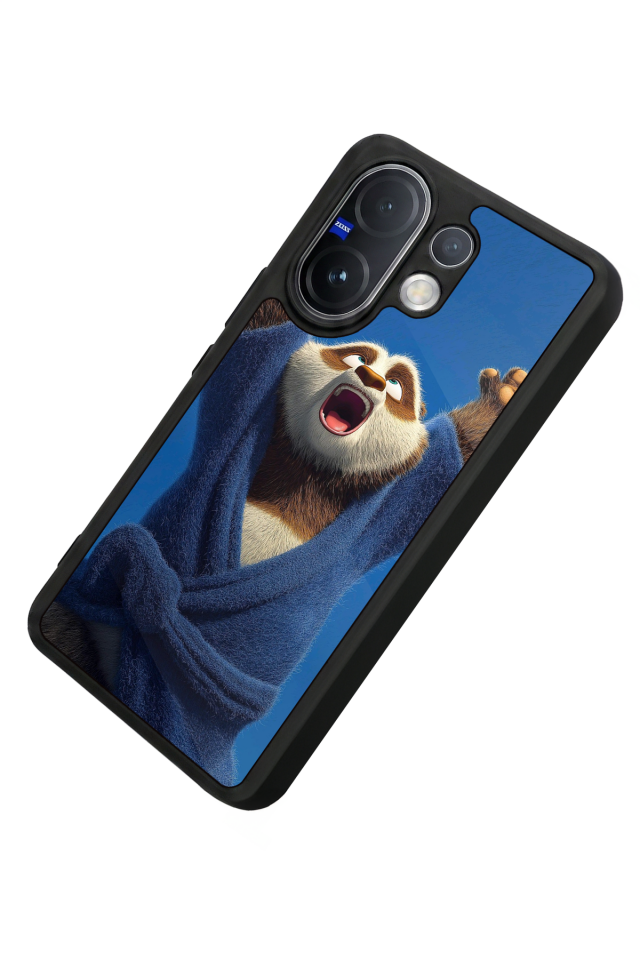 Vivo V60 Uyumlu Kung Fu Panda Tasarımlı Glossy Premium Kılıf