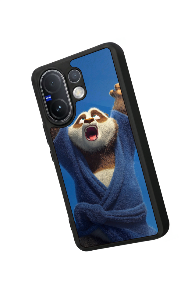 Vivo V60 Uyumlu Kung Fu Panda Tasarımlı Glossy Premium Kılıf