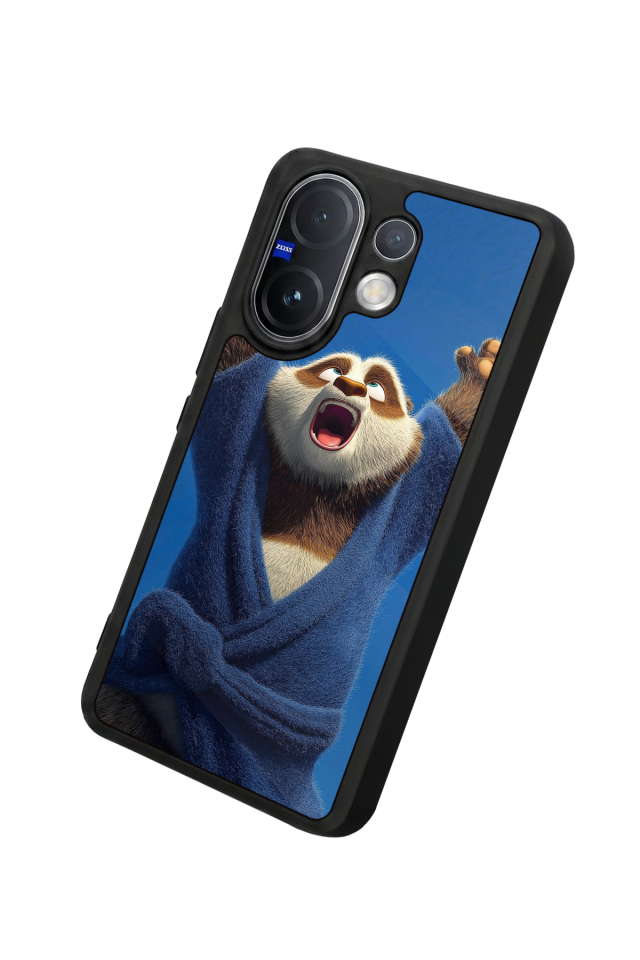 Vivo V60 Uyumlu Kung Fu Panda Tasarımlı Glossy Premium Kılıf