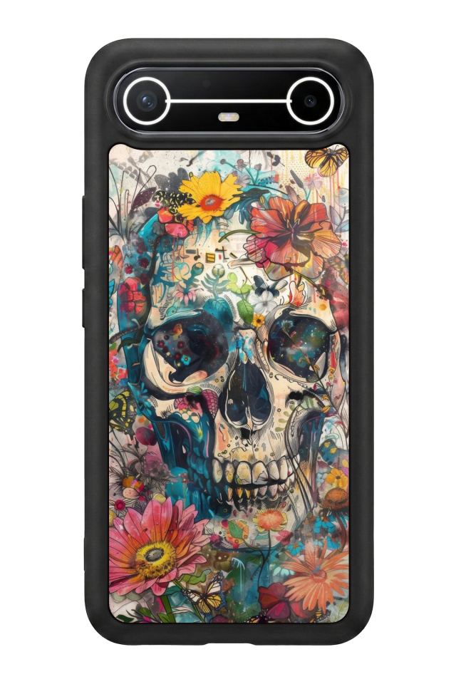 Tecno Spark Slim 5G Uyumlu KuruKafa Tasarımlı Glossy Premium Kılıf