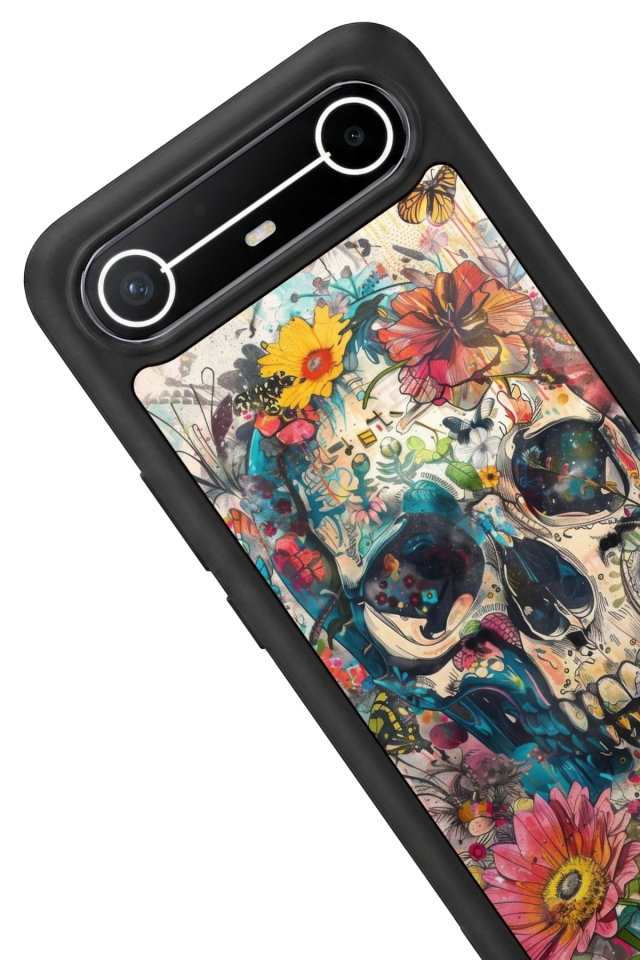 Tecno Spark Slim 5G Uyumlu KuruKafa Tasarımlı Glossy Premium Kılıf