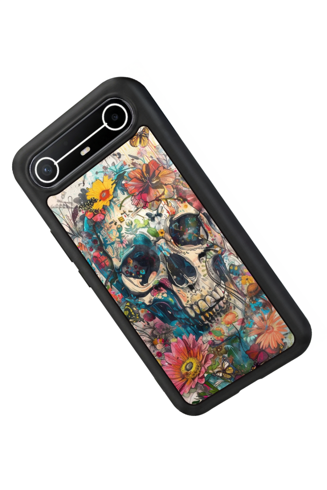 Tecno Spark Slim 5G Uyumlu KuruKafa Tasarımlı Glossy Premium Kılıf