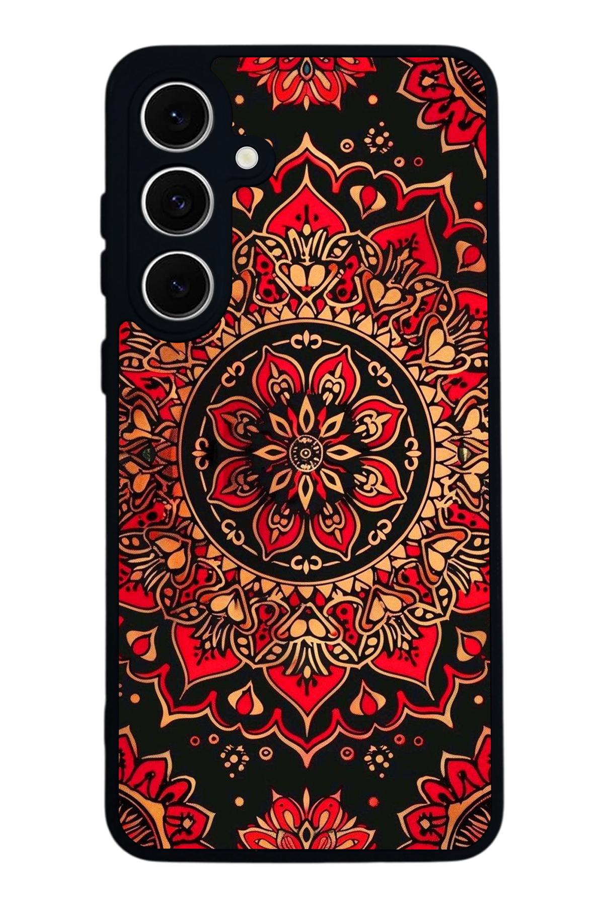 Samsung Galaxy A16 Uyumlu Mandala Tasarımlı Glossy Premium Kılıf