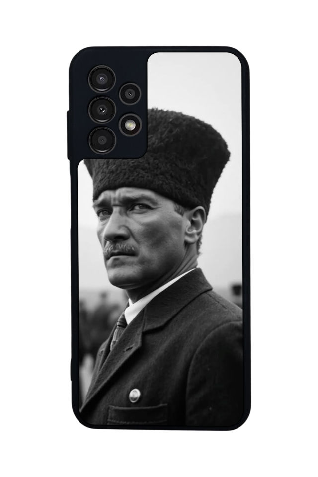 Samsung Galaxy A23 Uyumlu Mustafa Kemal Ataturk Tasarımlı Glossy Premium Kılıf