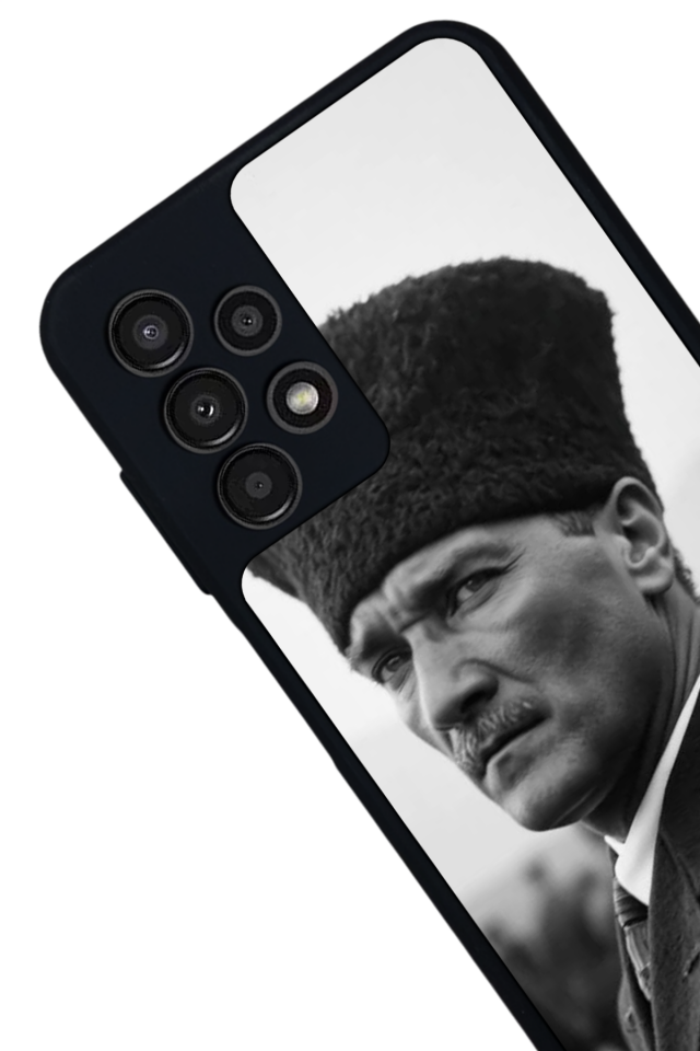 Samsung Galaxy A23 Uyumlu Mustafa Kemal Ataturk Tasarımlı Glossy Premium Kılıf