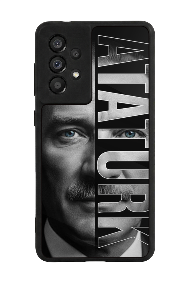 Samsung Galaxy A73 Uyumlu Mustafa Kemal Ataturk Tasarımlı Glossy Premium Kılıf