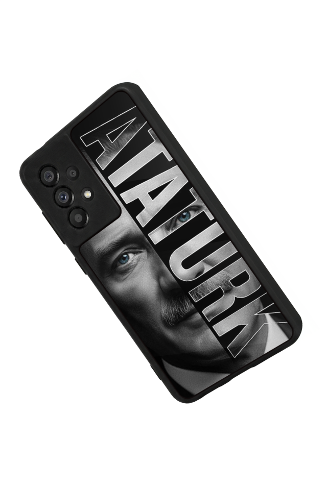 Samsung Galaxy A73 Uyumlu Mustafa Kemal Ataturk Tasarımlı Glossy Premium Kılıf