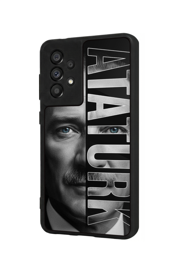 Samsung Galaxy A73 Uyumlu Mustafa Kemal Ataturk Tasarımlı Glossy Premium Kılıf
