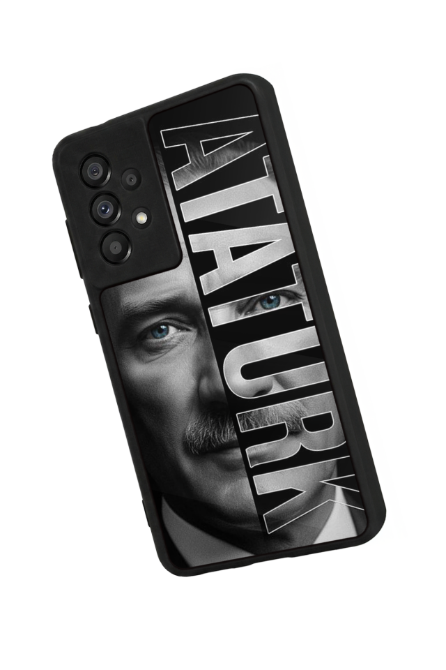 Samsung Galaxy A73 Uyumlu Mustafa Kemal Ataturk Tasarımlı Glossy Premium Kılıf