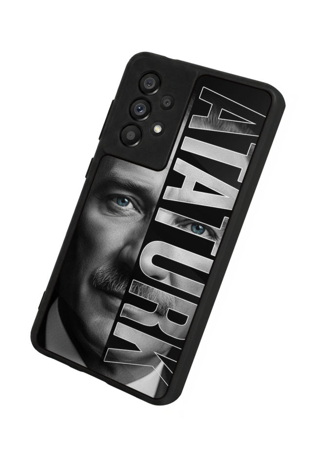 Samsung Galaxy A73 Uyumlu Mustafa Kemal Ataturk Tasarımlı Glossy Premium Kılıf