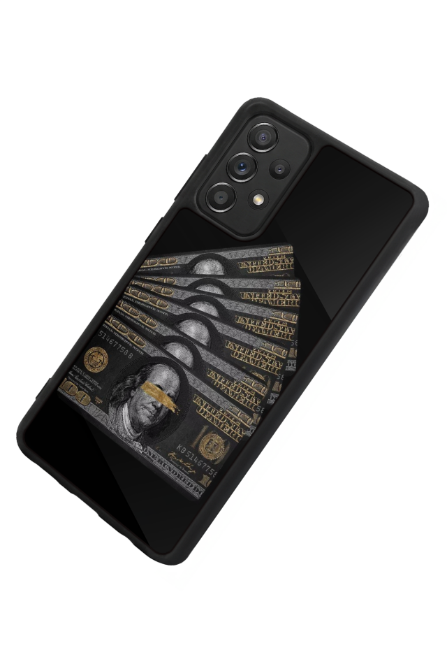 Samsung Galaxy A72 Uyumlu Para Tasarımlı Glossy Premium Kılıf