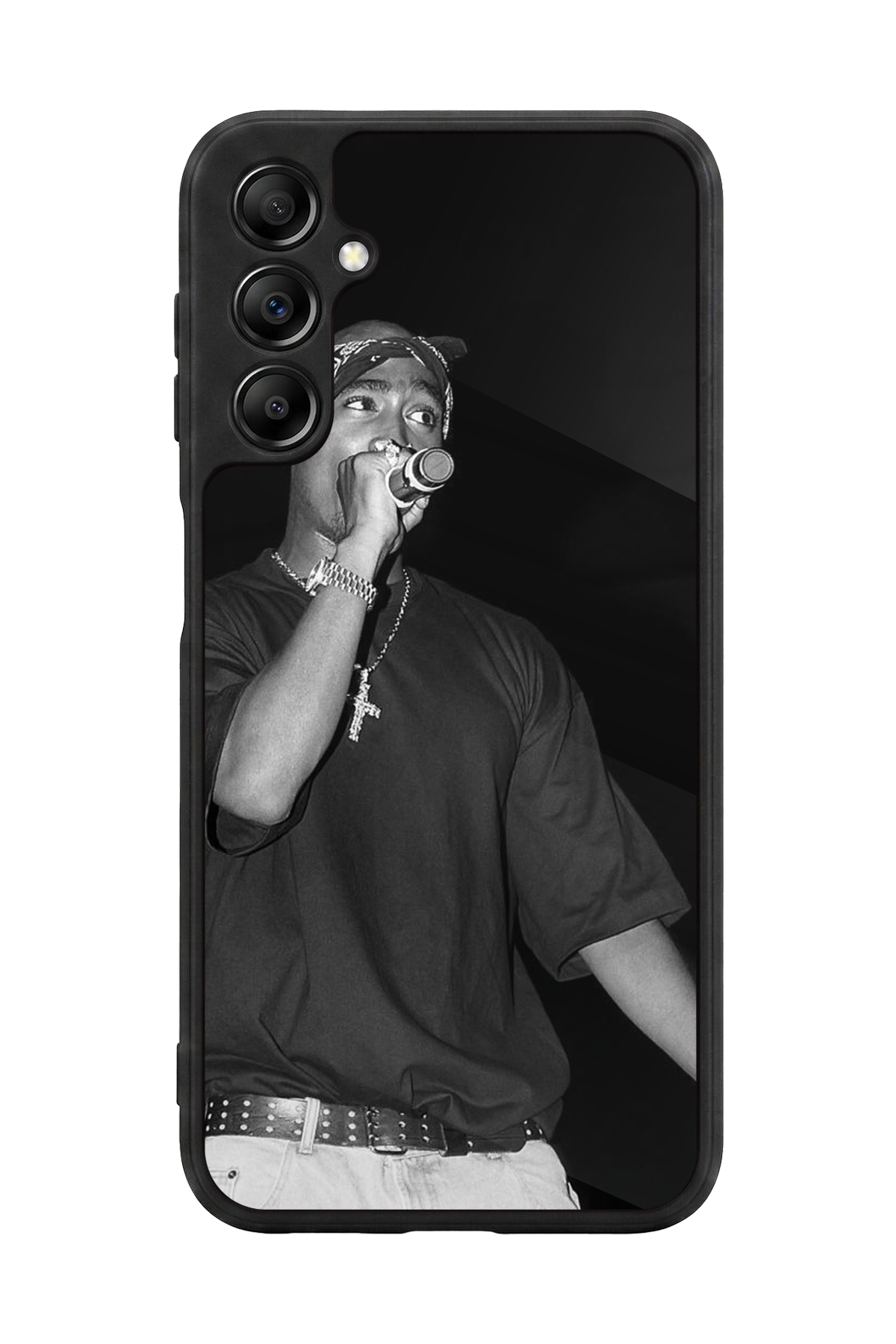 Samsung Galaxy A14 Uyumlu Tupac Tasarımlı Glossy Premium Kılıf