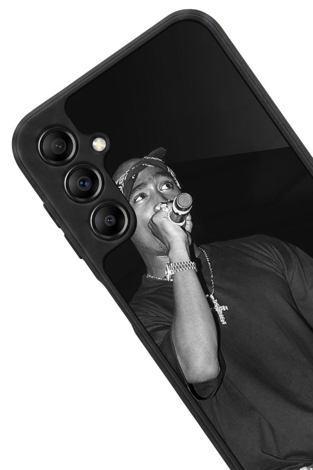 Samsung Galaxy A14 Uyumlu Tupac Tasarımlı Glossy Premium Kılıf