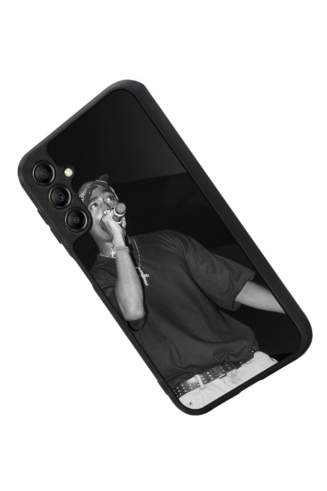 Samsung Galaxy A14 Uyumlu Tupac Tasarımlı Glossy Premium Kılıf