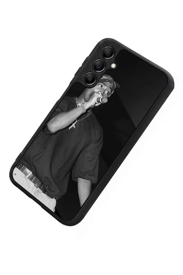 Samsung Galaxy A14 Uyumlu Tupac Tasarımlı Glossy Premium Kılıf