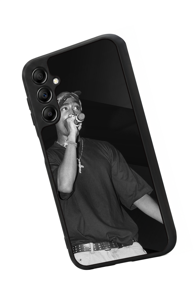 Samsung Galaxy A14 Uyumlu Tupac Tasarımlı Glossy Premium Kılıf