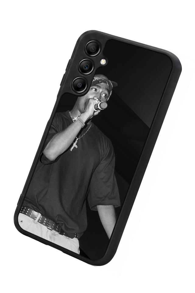 Samsung Galaxy A14 Uyumlu Tupac Tasarımlı Glossy Premium Kılıf