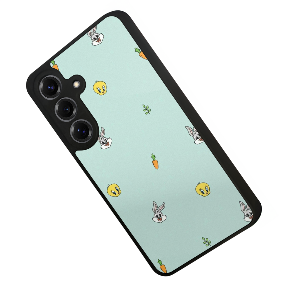 Samsung Galaxy S25 Uyumlu Tweety Tasarımlı Glossy Premium Kılıf