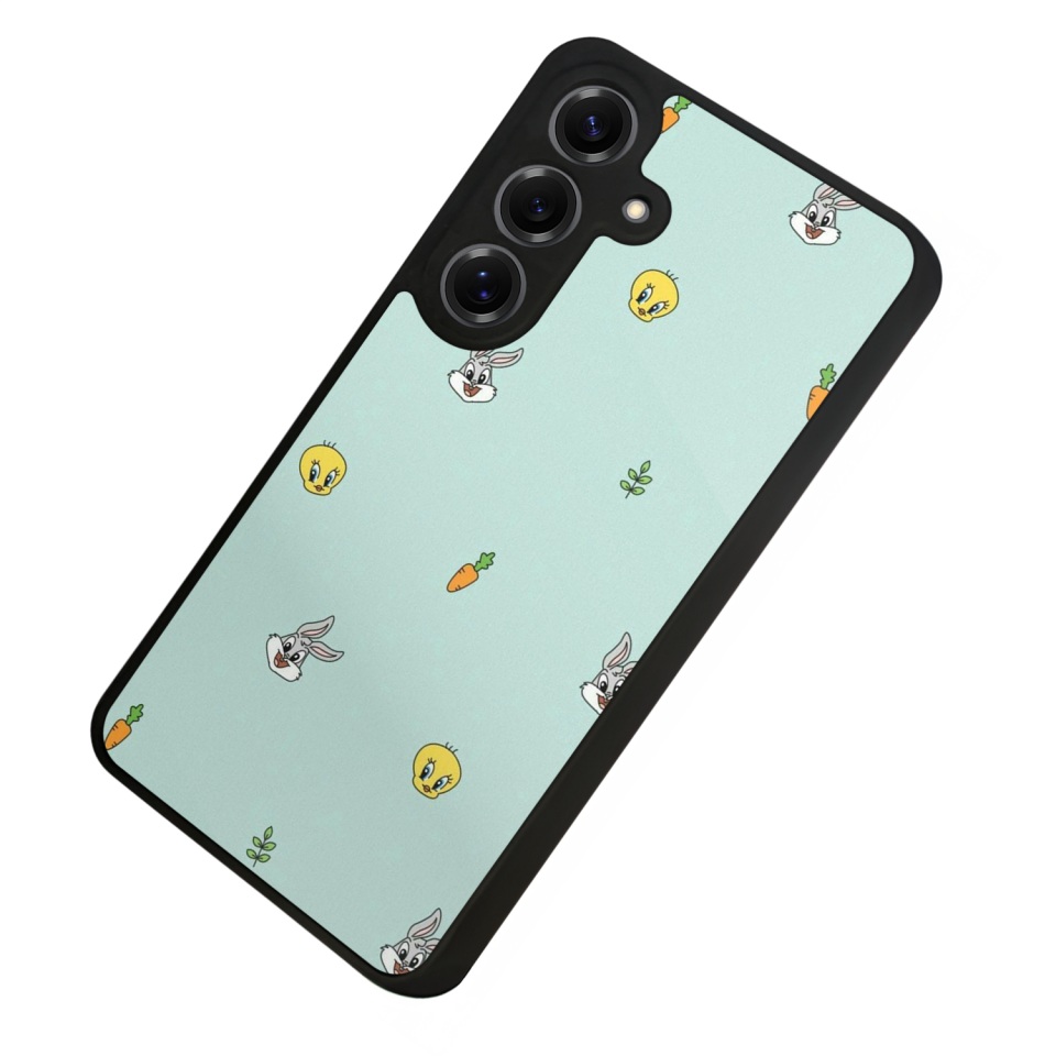 Samsung Galaxy S25 Uyumlu Tweety Tasarımlı Glossy Premium Kılıf