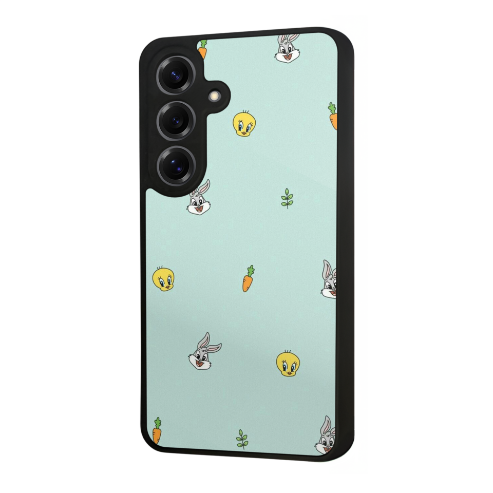 Samsung Galaxy S25 Uyumlu Tweety Tasarımlı Glossy Premium Kılıf