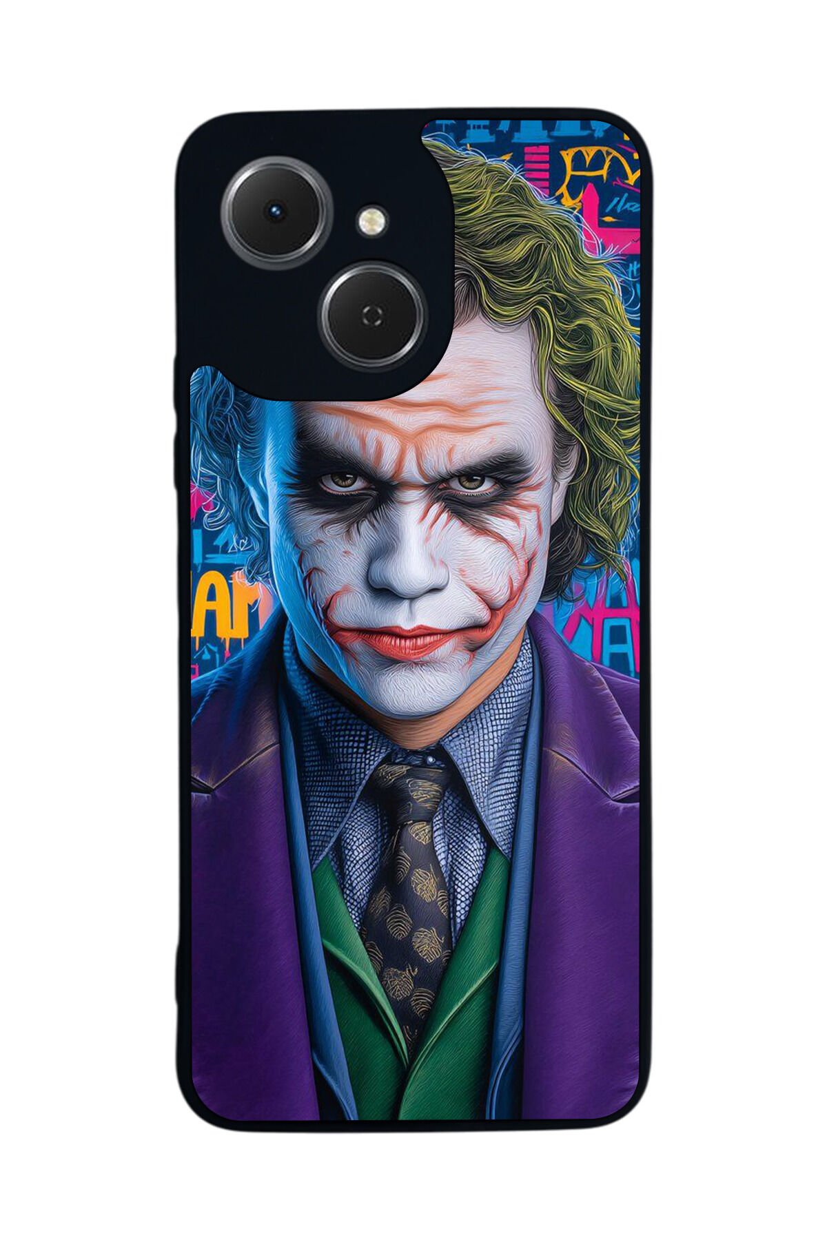 Tecno Spark 40C Uyumlu Joker Tasarımlı Glossy Premium Kılıf