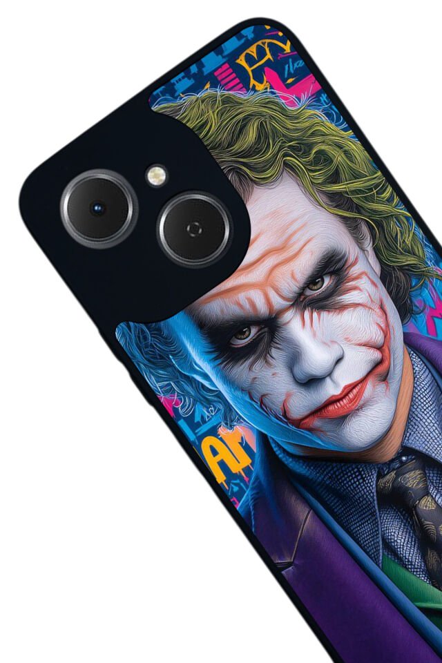 Tecno Spark 40C Uyumlu Joker Tasarımlı Glossy Premium Kılıf