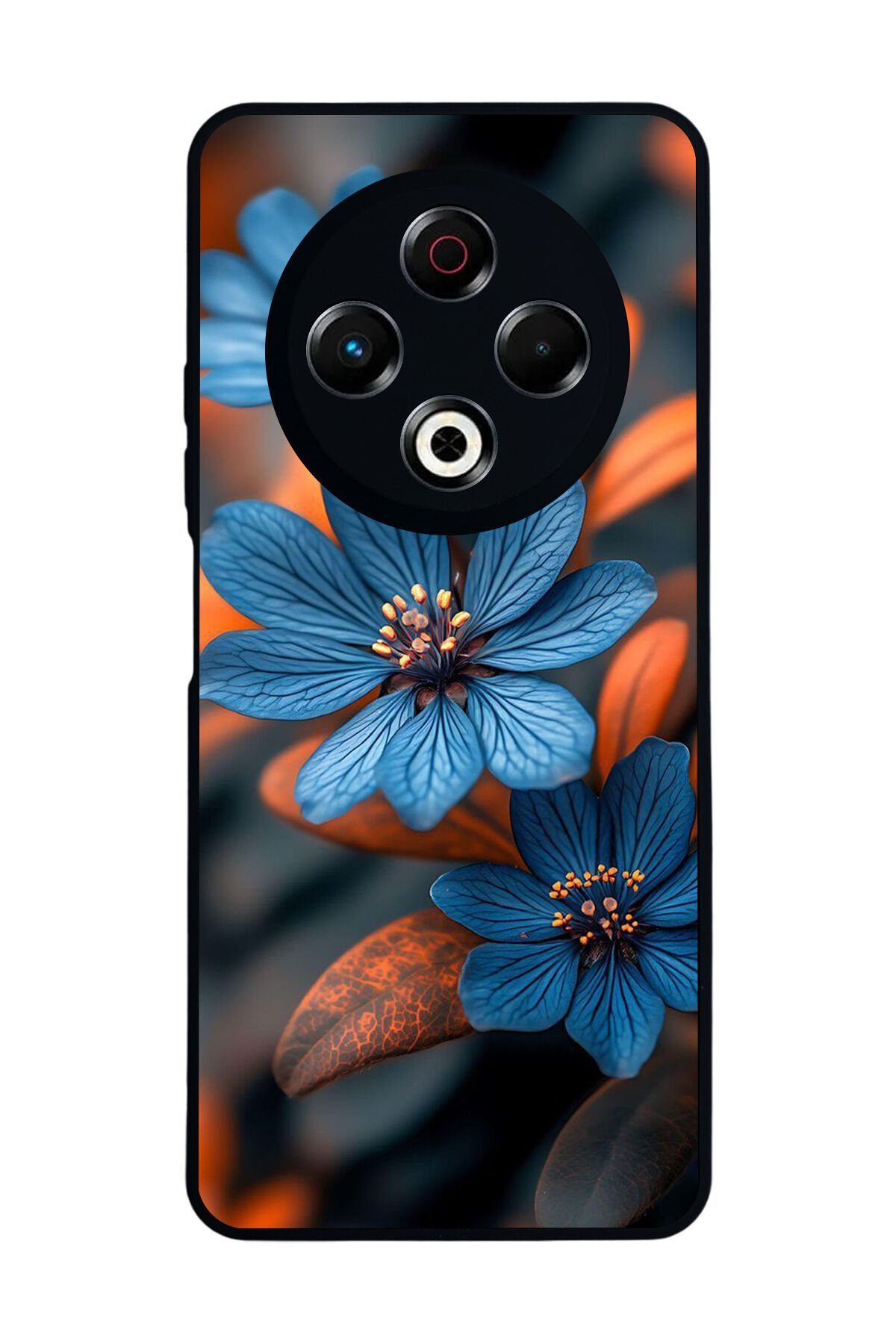 Tecno Spark 30 Uyumlu Cicek Tasarımlı Glossy Premium Kılıf