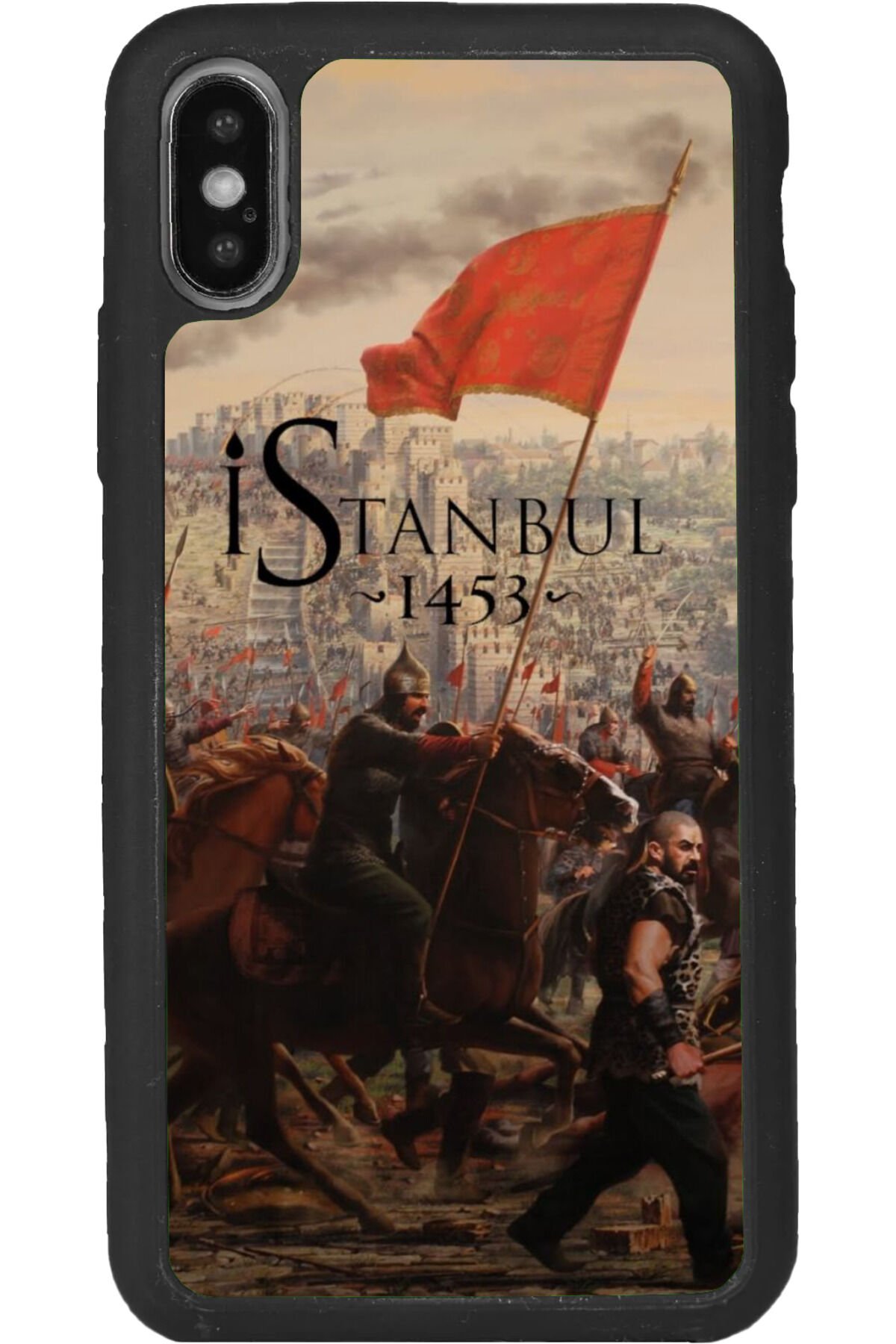 iPhone XS Max Uyumlu Mat Siyah uyumlu Kılıf – Yumuşak Silikon, Koruyucu, Şok Emici Kapak