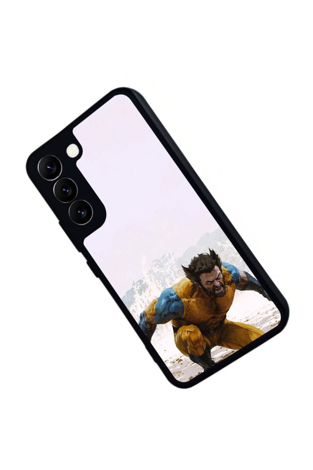 Samsung Galaxy S22 Uyumlu Wolverine Tasarımlı Glossy Premium Kılıf