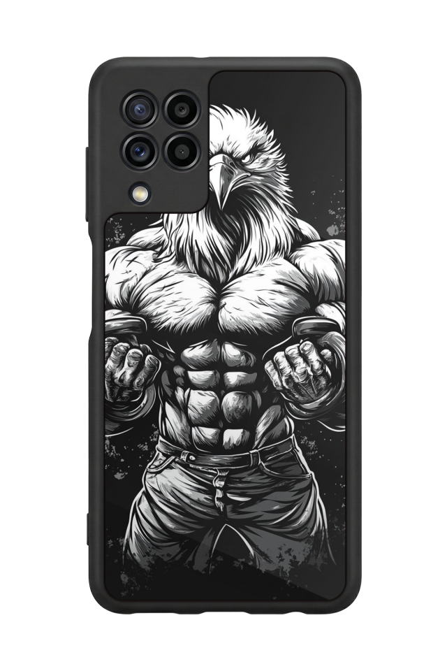 Samsung Galaxy M32 Uyumlu Besiktas Tasarımlı Glossy Premium Kılıf