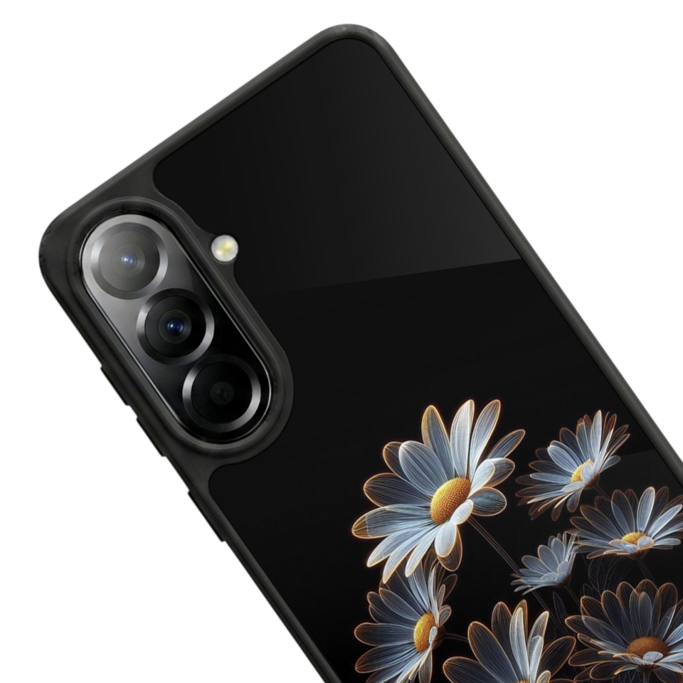 Samsung Galaxy A57 Uyumlu Cicek Tasarımlı Glossy Premium Kılıf