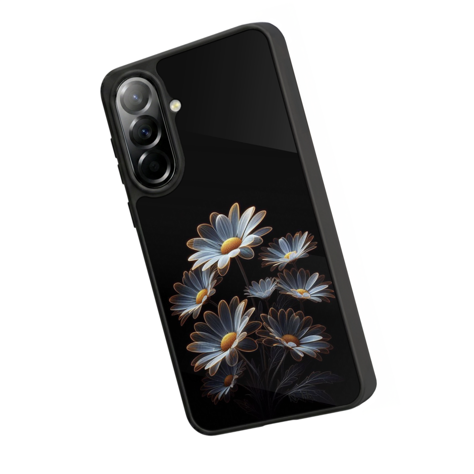 Samsung Galaxy A57 Uyumlu Cicek Tasarımlı Glossy Premium Kılıf