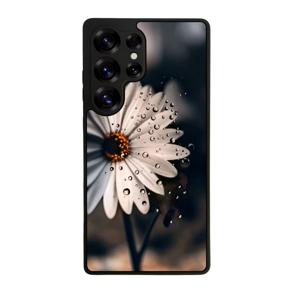 Samsung Galaxy S25 Ultra Uyumlu Cicek Tasarımlı Glossy Premium Kılıf
