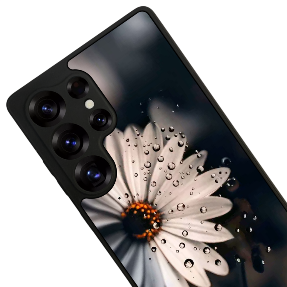 Samsung Galaxy S25 Ultra Uyumlu Cicek Tasarımlı Glossy Premium Kılıf