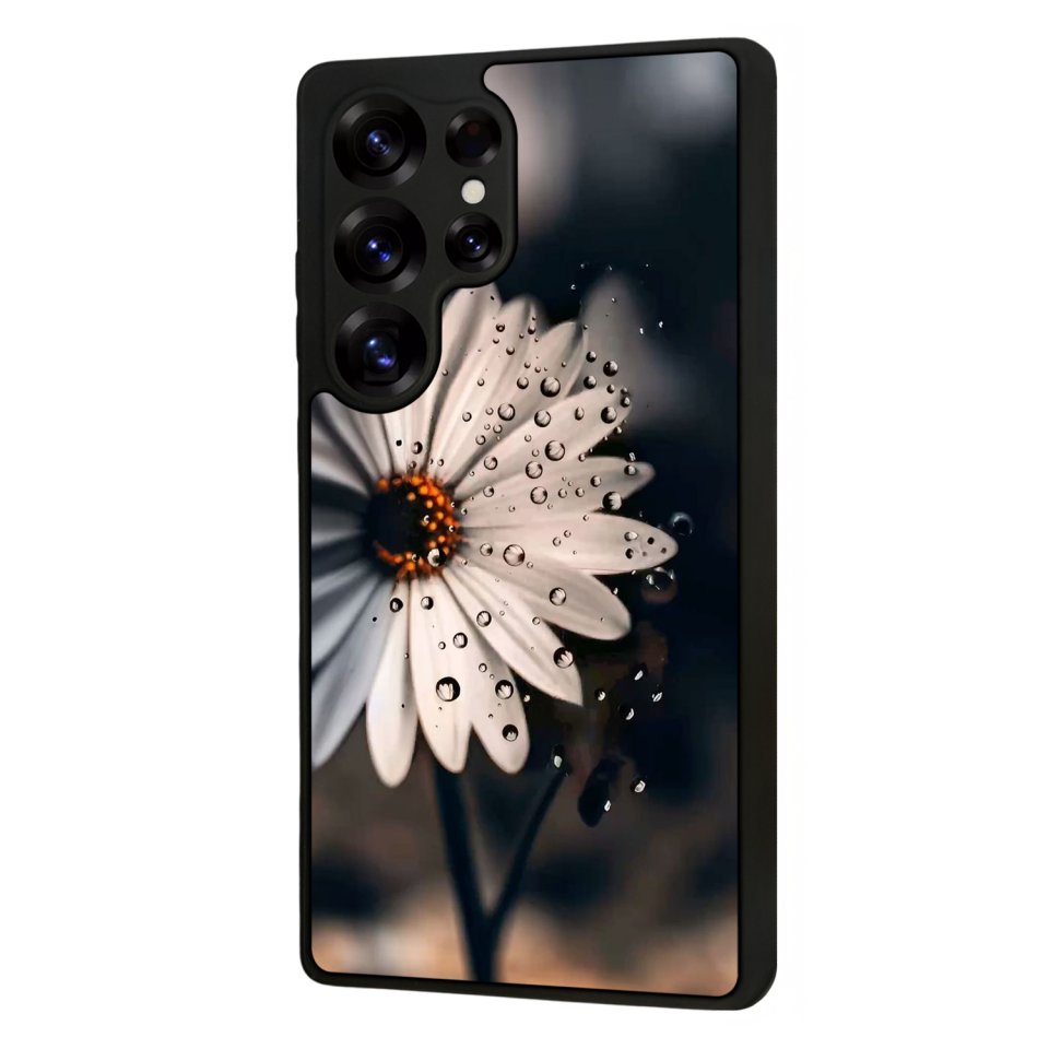 Samsung Galaxy S25 Ultra Uyumlu Cicek Tasarımlı Glossy Premium Kılıf