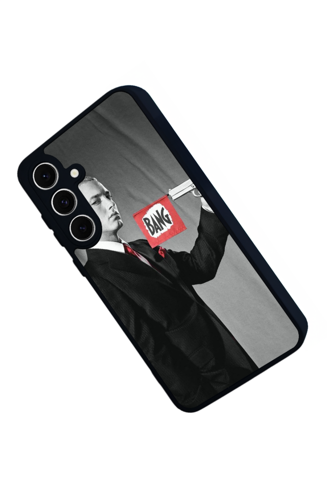 Samsung Galaxy S24 FE Uyumlu Eminem Tasarımlı Glossy Premium Kılıf