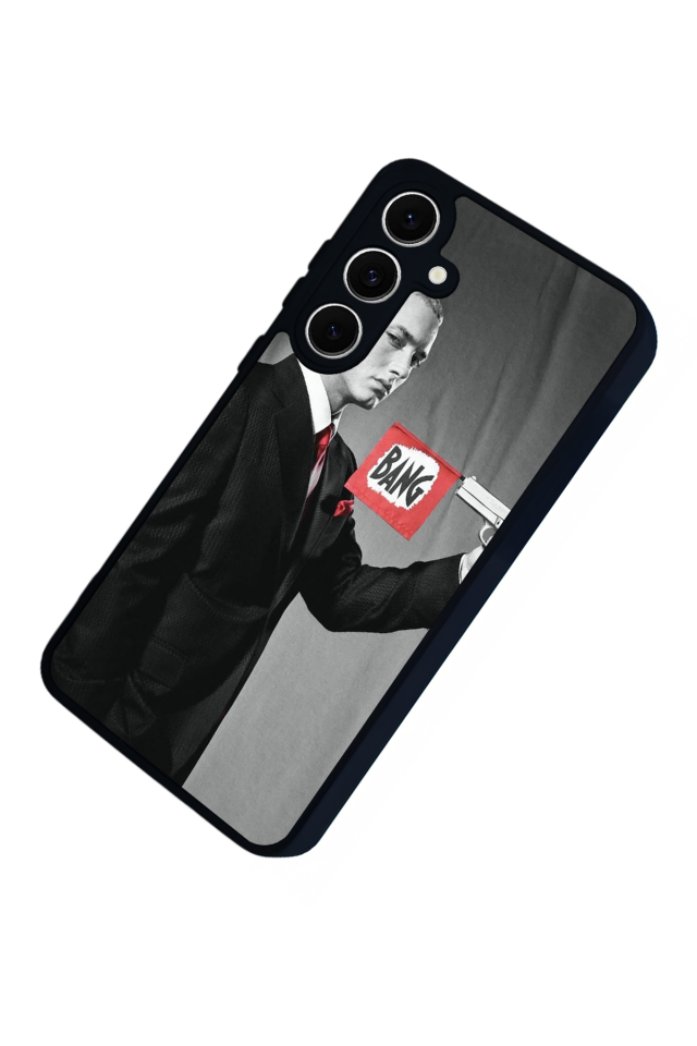 Samsung Galaxy S24 FE Uyumlu Eminem Tasarımlı Glossy Premium Kılıf