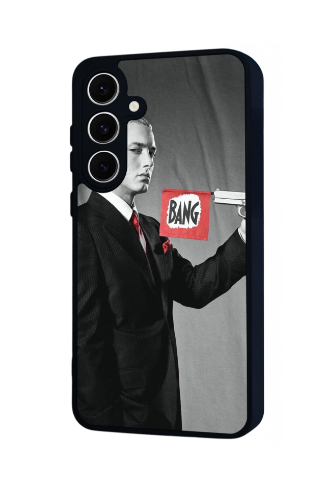 Samsung Galaxy S24 FE Uyumlu Eminem Tasarımlı Glossy Premium Kılıf