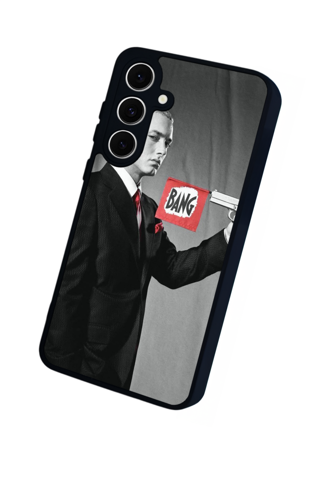 Samsung Galaxy S24 FE Uyumlu Eminem Tasarımlı Glossy Premium Kılıf