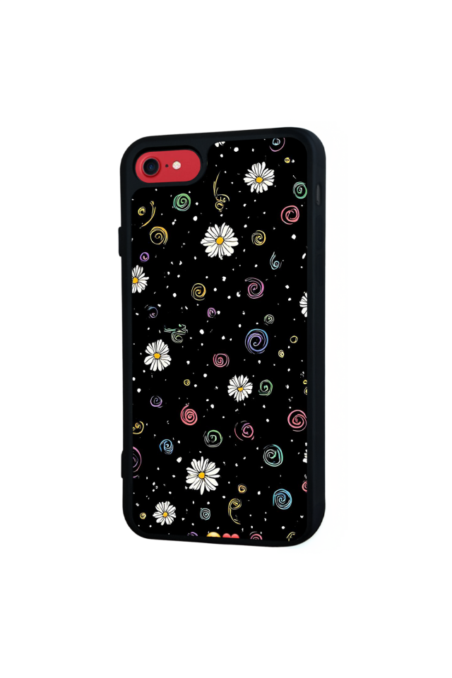iPhone SE Uyumlu Floral Tasarımlı Glossy Premium Kılıf