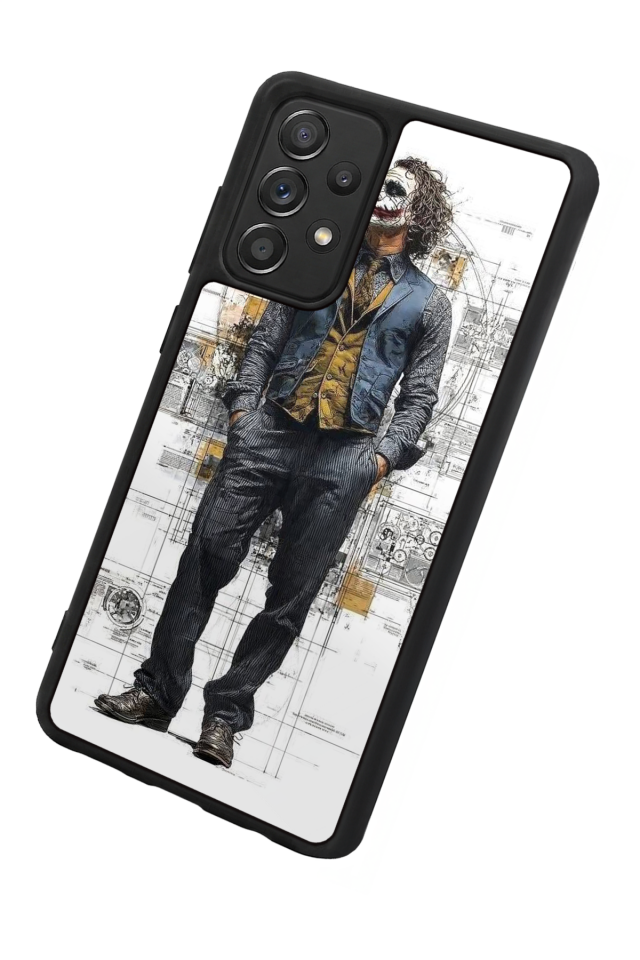 Samsung Galaxy A72 Uyumlu Joker Tasarımlı Glossy Premium Kılıf
